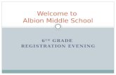 6th Grade Registration Presentation