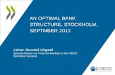 Adrian Blundell-Wignall, OECD: "An optimal bank structure?"