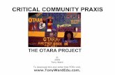 Critical Community Praxis Otara