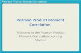 Pearson product moment correlation