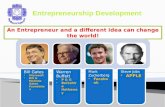 Mkt#210 lecture 1 entrepreneurship development