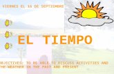 El tiempo/ Spanish Weather