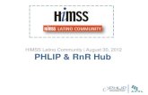 HIMSS Latino Community presentation on PHLIP