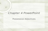 Chapter4 - Possessive Adjectives