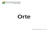 Orte - City places in German