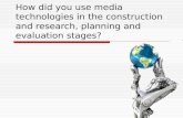 How did you use media technologies...