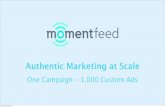 Tech Talk with MomentFeed: Authentic Marketing at Scale