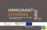 Immigrant Citizens Survey: Key Findings by Thomas Huddleston