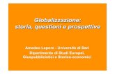 Globalizzazione: storia, questioni e prospettive