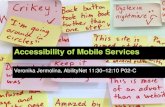 Accessibility of Mobile Services