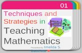Techniques and Strategies in Teaching Math
