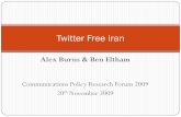 CPRF09 Presentation: Twitter Free Iran