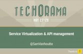 Techorama 2014 - Azure API management and Service Virtualization