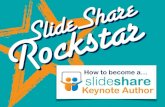 SlideShare Rockstar! How to become a SlideShare "Keynote Author"