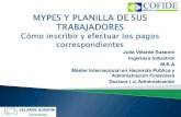 MYPE Y LAS PLANILLAS DE SUS TRABAJADORES