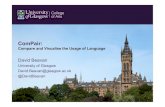 ComPair: compare and visualise the usage of language, David Beavan, University of Glasgow, DH2011