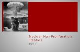 Nuclear Non-Proliferation Treaties 2