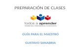 Preparación de clases castellano