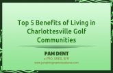 Top 5 Benefits of Living in Charlottesville Golf Communities