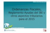 Presentaci³n Ordenanzas Fiscales del Ayuntamiento de Mlaga 2015