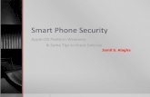 Smart phone security ios system
