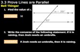 3.3 prove lines are parallel
