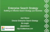 Planning Your Enterprise Search Strategy