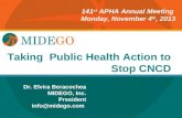 Taking Public Health Action To Stop Chronic NonCommunicable Diseases