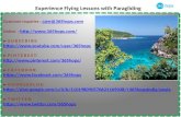 Experience Flying Lessons with Paragliding
