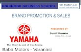 YAMAHA Brand promotion & sales
