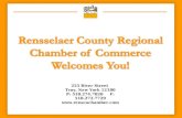 Rensselaer County Regional Chamber of Commerce Member Benefits