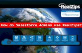 How do Salesforce Admins use RealZips?