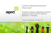 Answers to deliver outstanding customer experience with the Omni-Channel Approach - Examples