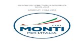 Elezioni politiche 2013: i nostri candidati al Senato  "Con Monti per l'italia"