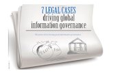 7 Legal Cases Driving Global Information Governance