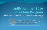 Uplift Summer 2010 Volunteer Program2