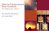 How to future-proof_your_content-beckley-icc-2013