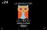 Newsletter #24 - Le Hibou Agence .V. du 12 octobre 2012
