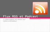 Flux Rss Et Podcast