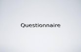 Questionnaires (Research)