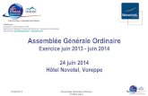 Presentation AGO FFMAS Isère du 24 06 2014 au Novotel Voreppe