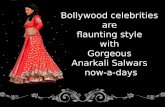 Indian celebrities in facinating anarkali salwar kameez