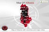 PPT Albania Map Templates