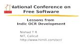 Lessons from Indic OCR Development