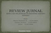 Review Jurnal Antrian Puskesmas (Pemodelan Sistem)