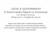 Local e-government: a governação digital na autarquia