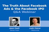 Facebook IPO and Ads - Q&A Webinar Slides