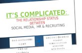 PART 1; IT'S COMPLICATED: The relationship Status between Social Media, HR & Recruiting