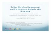 Online Workflow Management and Performance Analysis with Stampede