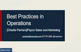 AIMR2014 Best Practices and ideas in Rep Firm Operations